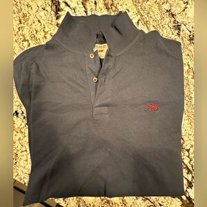Perlis Navy Polo with Crawfish logo